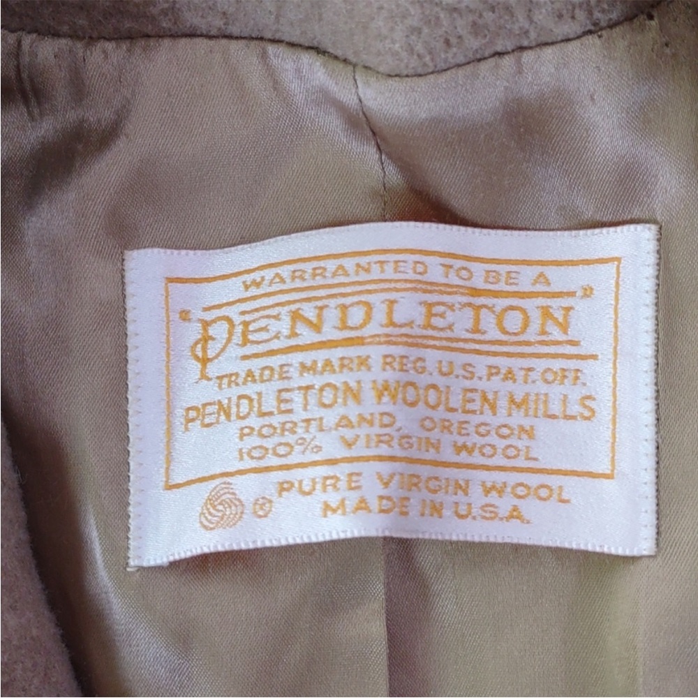 Pendleton Pea Coat in the color Camel Women’s Size 16 - Picture 2 of 5
